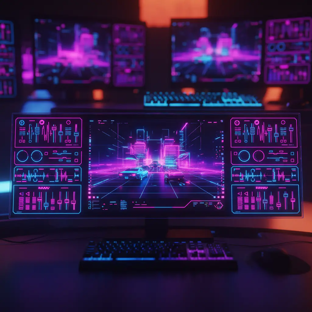 Game engine lighting interface