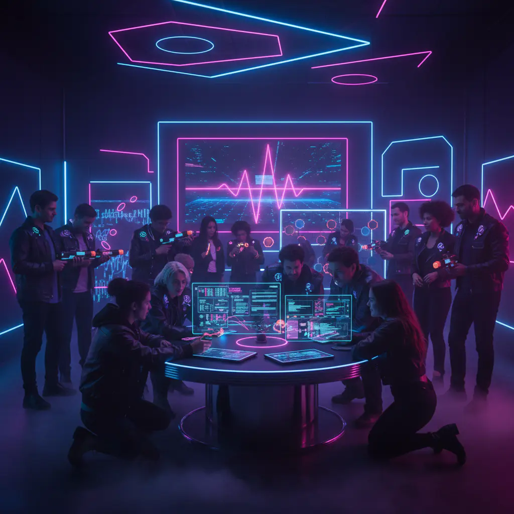 Atmospheric sci-fi environment